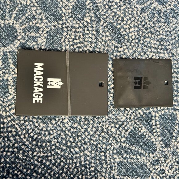 Like New - Mackage Edward 2-in-1 Down Coat Sz 36 (Small) - Black - Picture 4 of 14